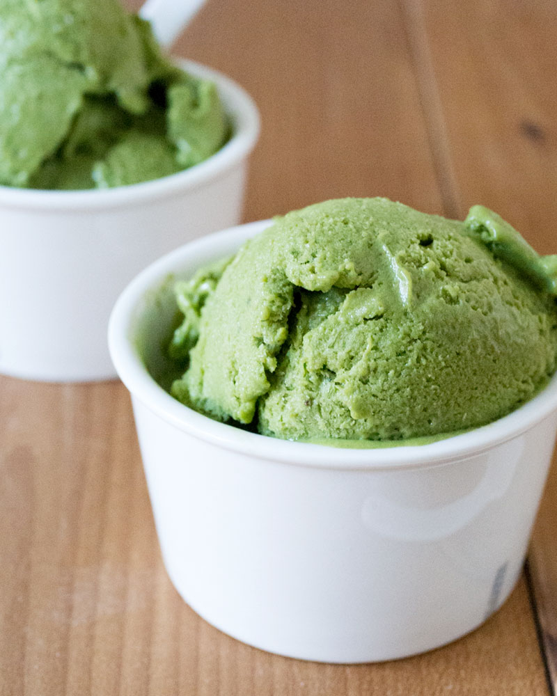 Matcha (Green Tea) Banana "Ice Cream"  Oh, How Civilized