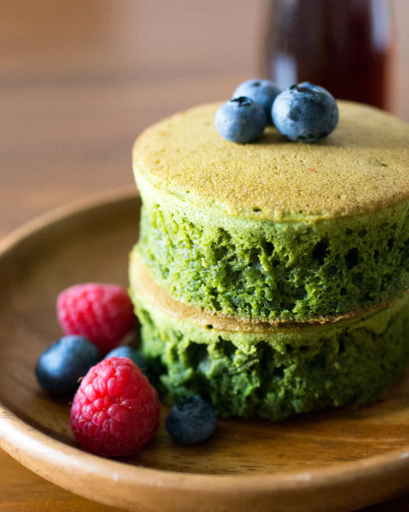 Matcha (Green Tea) Pancakes recipe photo