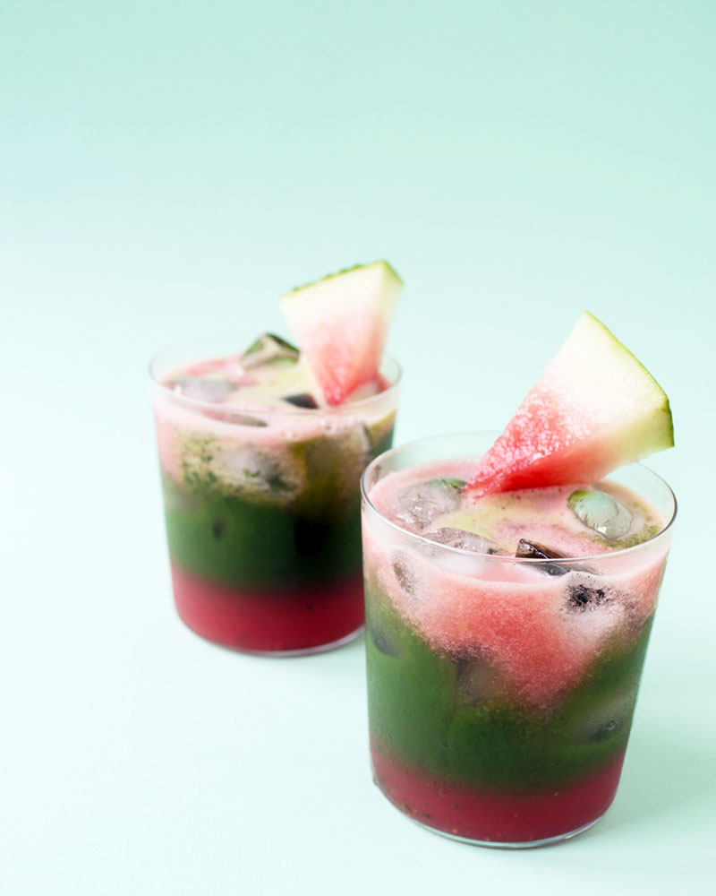 Iced Matcha (Green Tea) Watermelon Recipe