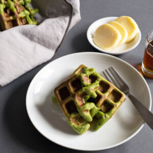 Matcha Green Tea Waffles Recipe