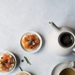 Smoked Salmon Mini Bagel Tea Sandwich