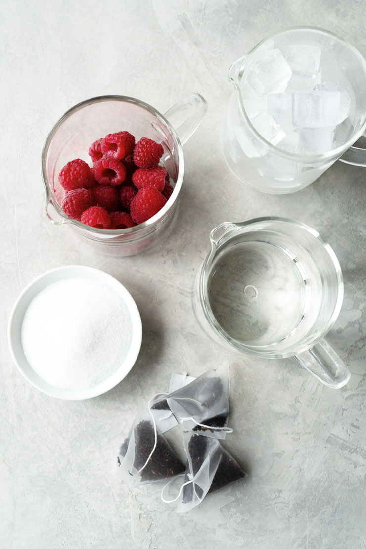 Raspberry iced tea ingredients