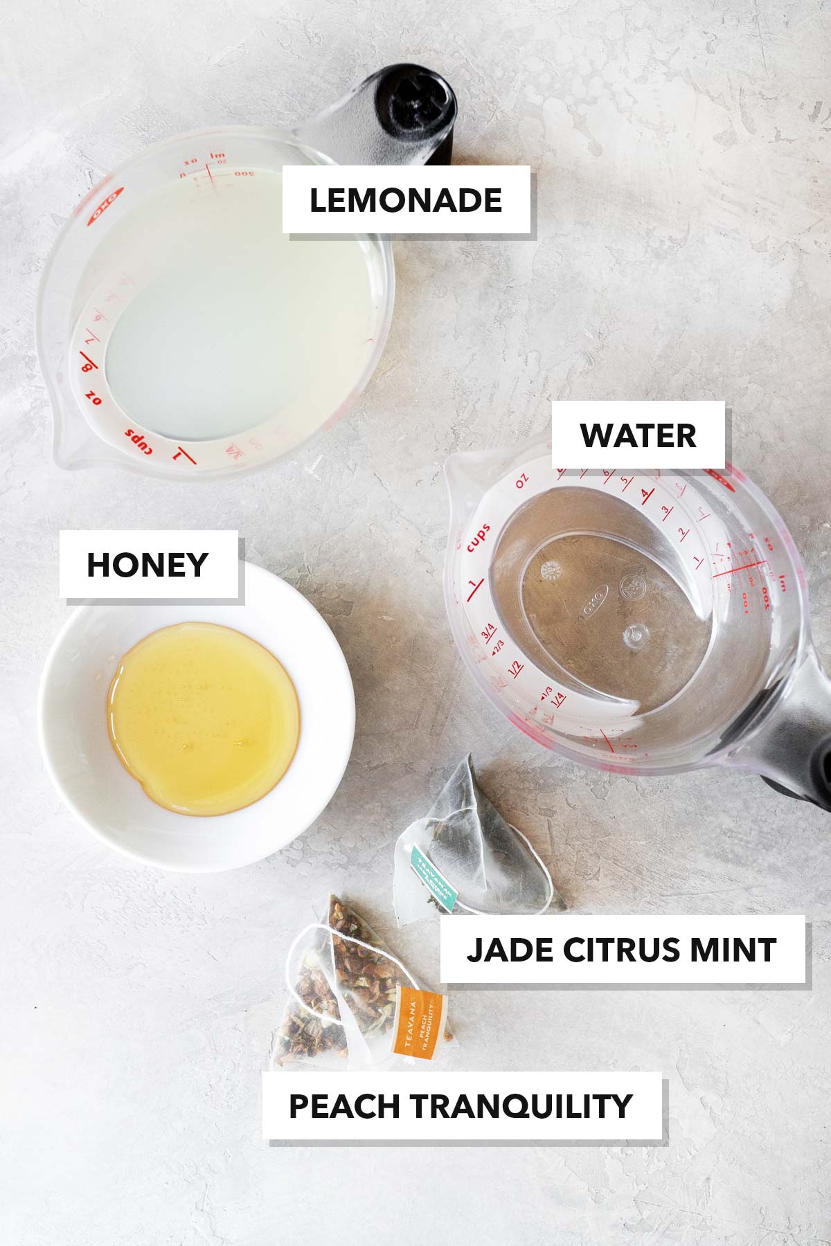 Starbucks Honey Citrus Mint Tea ingredients.