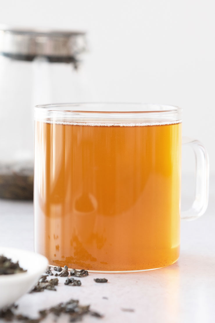How to Make Hot Gunpowder Green Tea