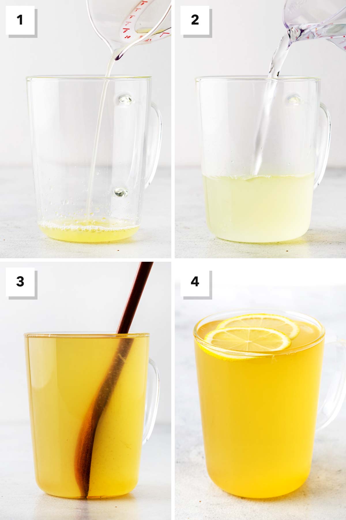 Steps to make Lemon Tea.