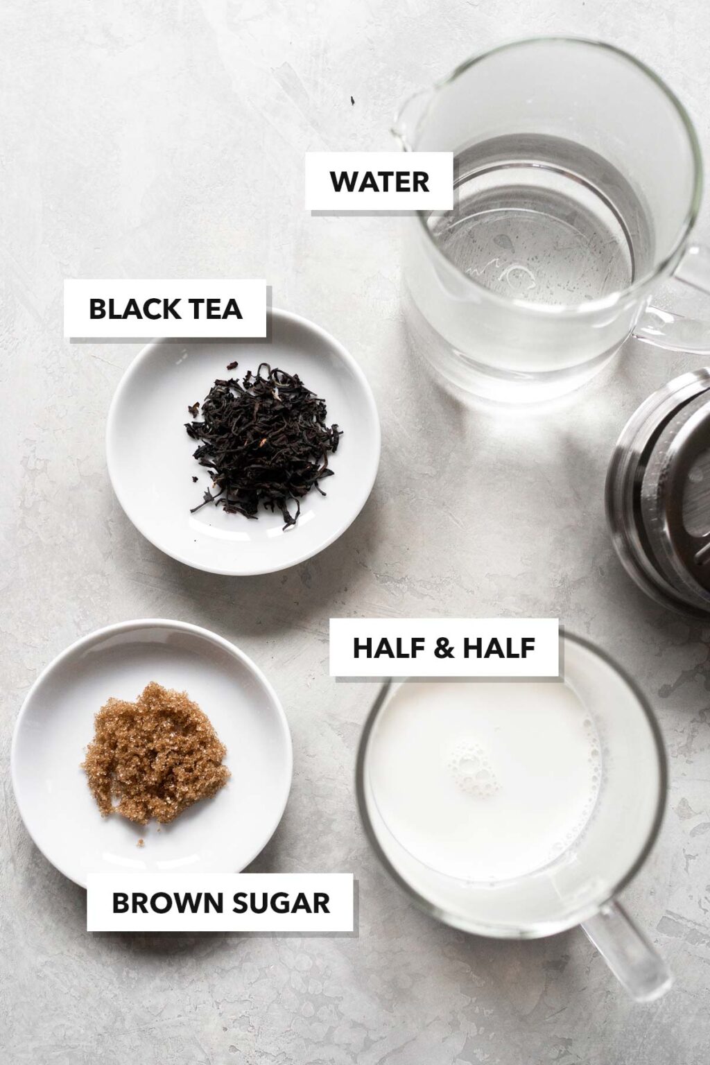 Hokkaido Milk Tea ingredients