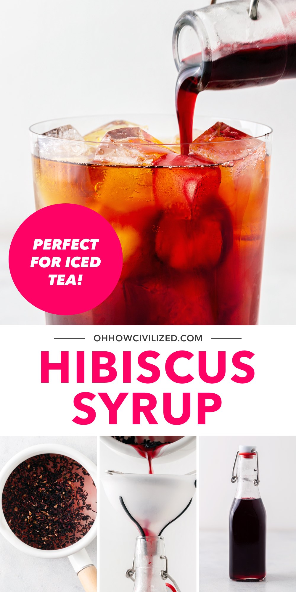 Hibiscus Syrup 3 Ingredients Oh How Civilized Hibiscus Syrup 3 Ingredients Oh How Civilized