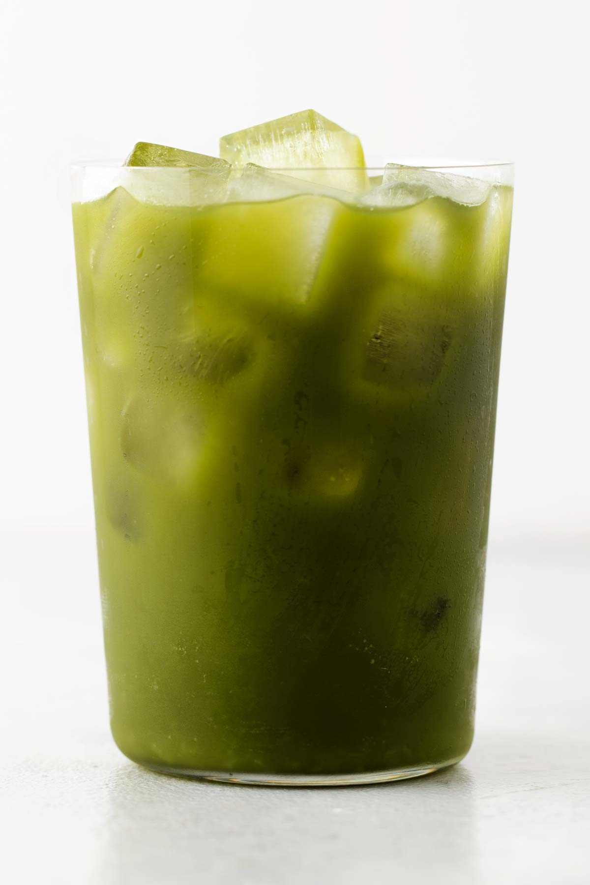 Starbucks Matcha Lemonade Copycat in clear glass.